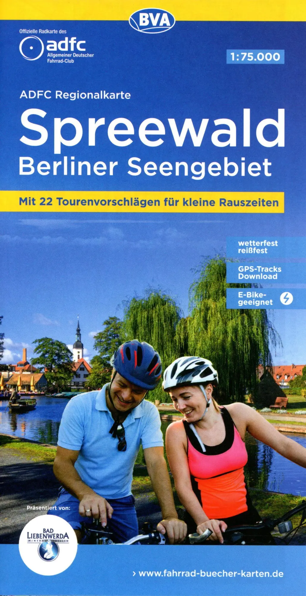 Cover: 9783969900949 | ADFC-Regionalkarte Spreewald Berliner Seengebiet, 1:75.000, mit...