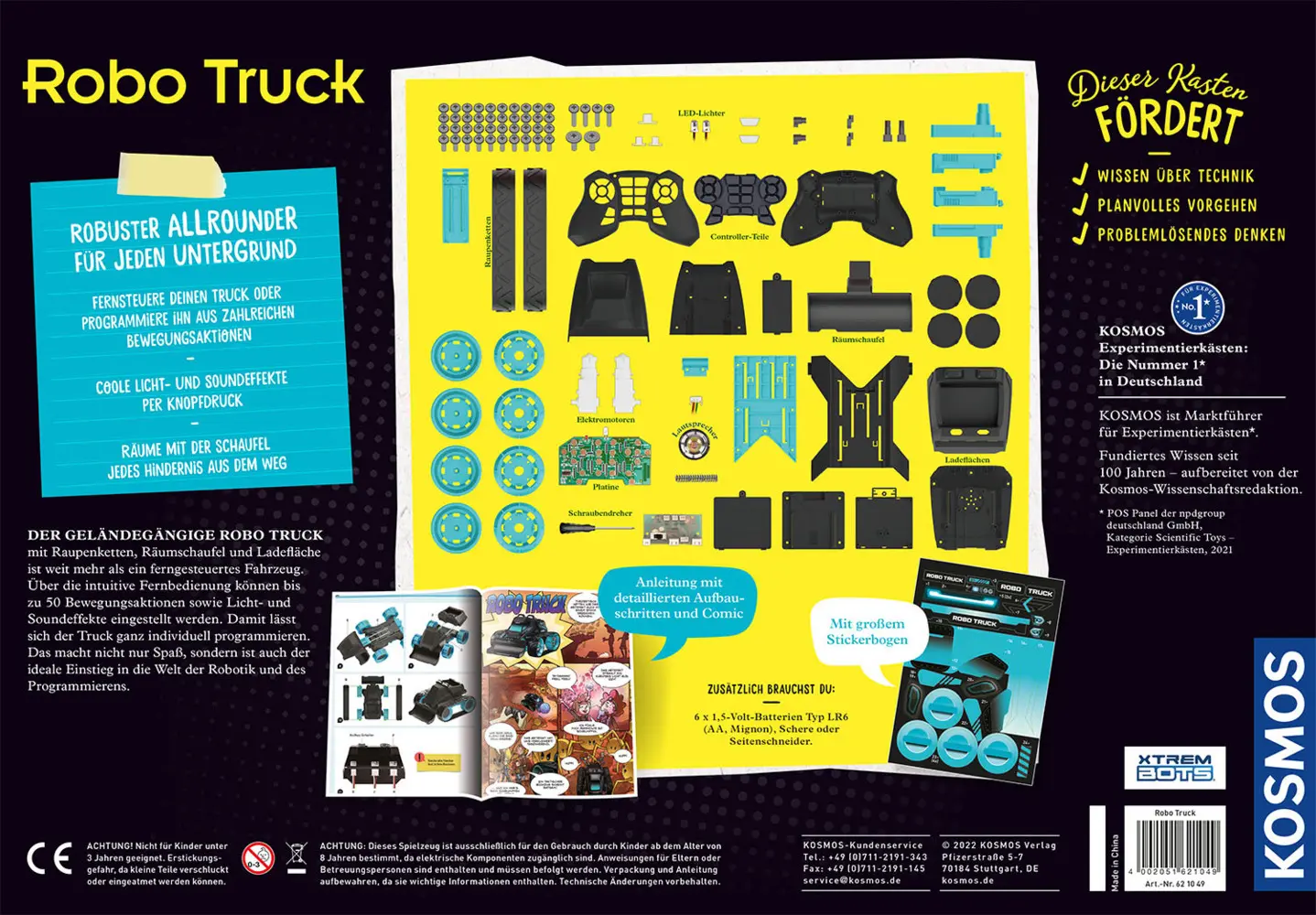 Bild: 4002051621049 | Robo Truck | Experimentierkasten | Spiel | Brettspiel | 621049 | 2022