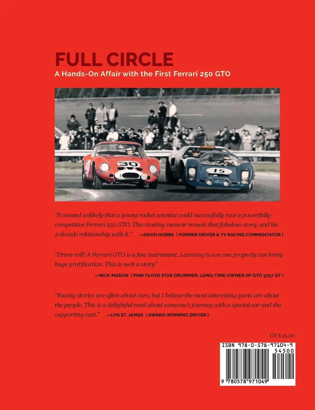 Rückseite: 9780578971049 | Full Circle | A Hands-On Affair with the First Ferrari 250 GTO | Buch