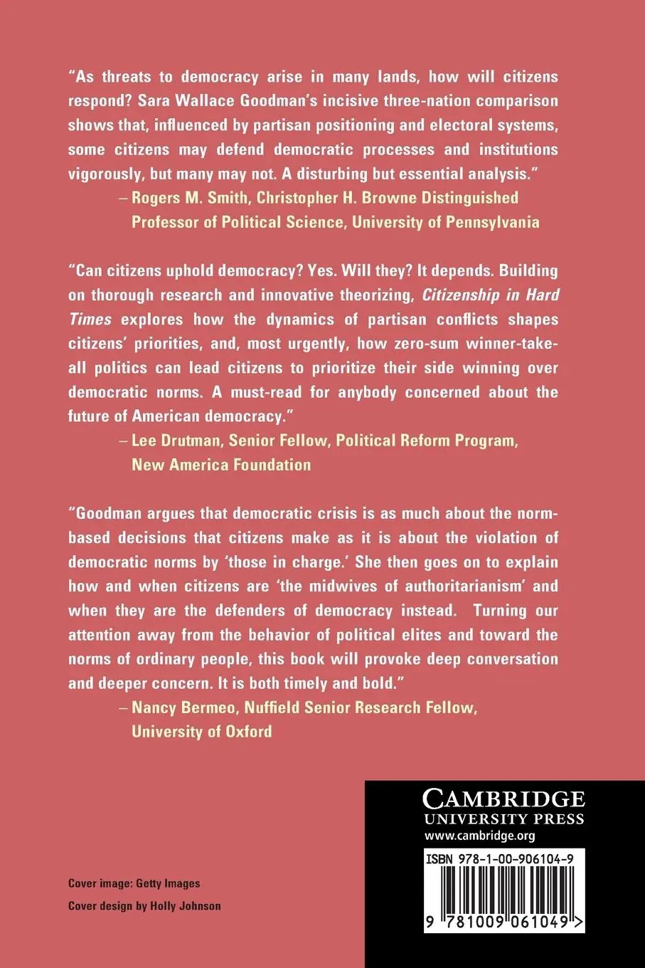 Rückseite: 9781009061049 | Citizenship in Hard Times | Sara Wallace Goodman | Taschenbuch | 2022