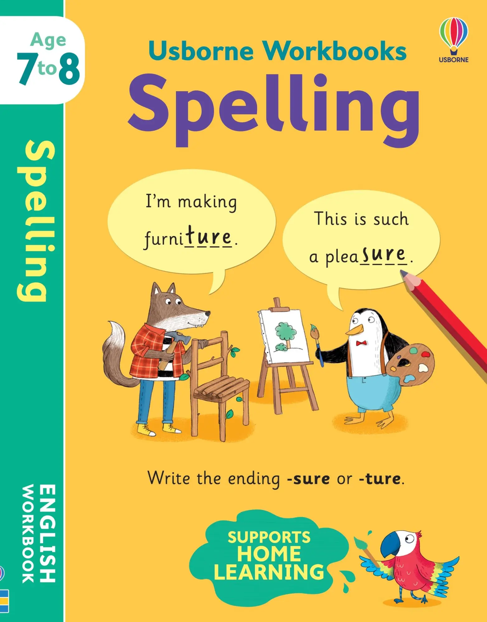 Cover: 9781474991049 | Usborne Workbooks Spelling 7-8 | Jane Bingham | Taschenbuch | Englisch