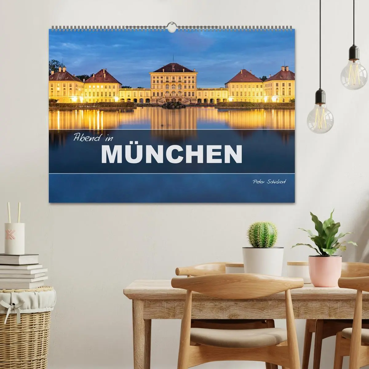Bild: 9783457341049 | Abend in München (Wandkalender 2026 DIN A2 quer), CALVENDO...