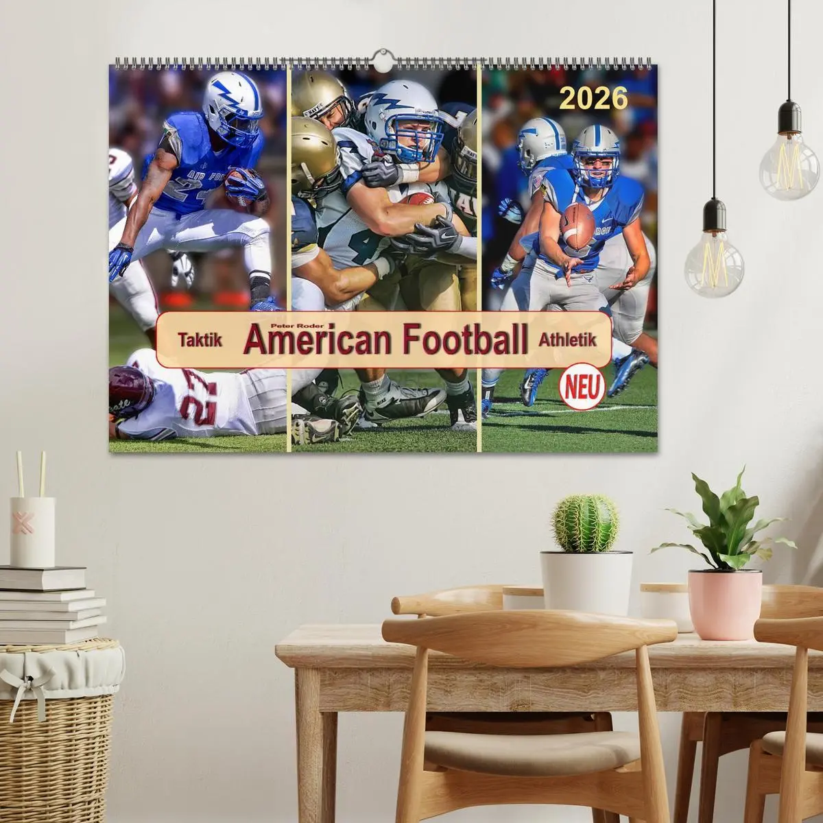 Bild: 9783457961049 | American Football - Taktik und Athletik (Wandkalender 2026 DIN A2...