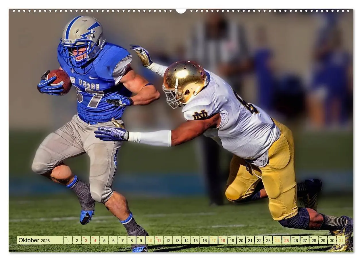 Bild: 9783457961049 | American Football - Taktik und Athletik (Wandkalender 2026 DIN A2...