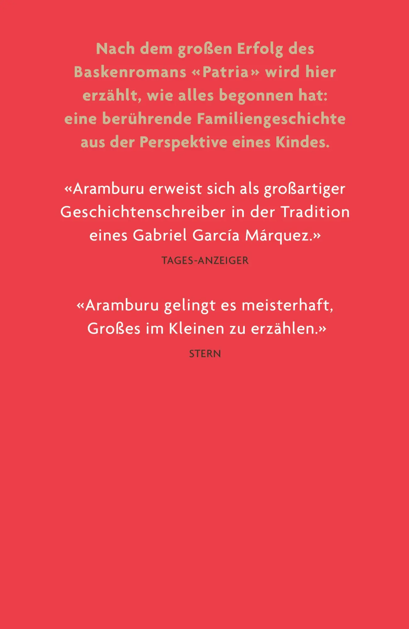 Rückseite: 9783498001049 | Langsame Jahre | Fernando Aramburu | Buch | 208 S. | Deutsch | 2019