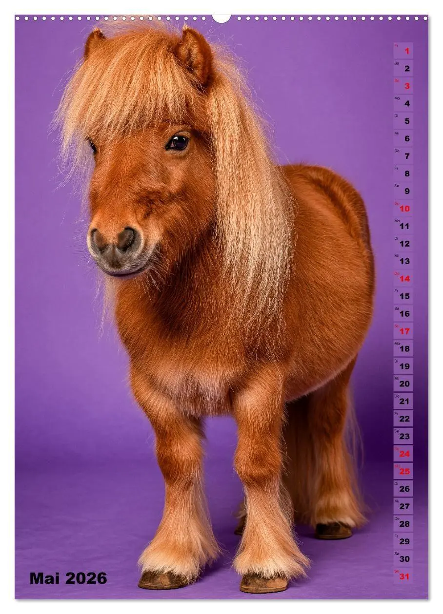 Bild: 9783516671049 | Das Leben ist ein Ponyhof - Zwergponys im Studiolicht (Wandkalender...