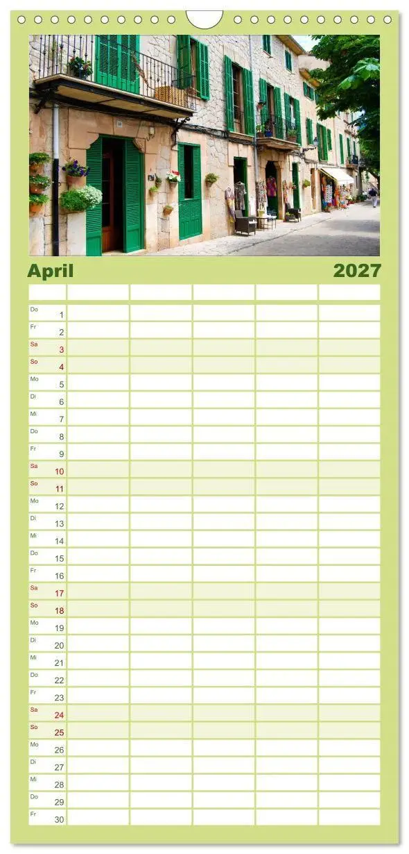 Bild: 9783594341049 | Familienplaner 2027 - MALLORCA zum VERLIEBEN mit 5 Spalten...