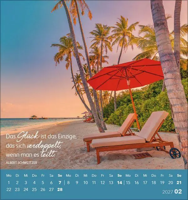 Bild: 9783819301049 | Schön, dass es dich gibt! 2027 | aufstellbarer Postkartenkalender
