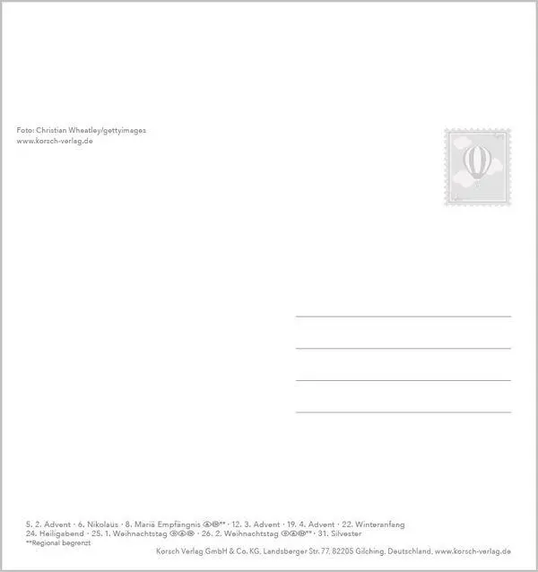 Bild: 9783819301049 | Schön, dass es dich gibt! 2027 | aufstellbarer Postkartenkalender