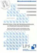 Werding, A: Bewertung von Betreibermodellen in Produktionsbe