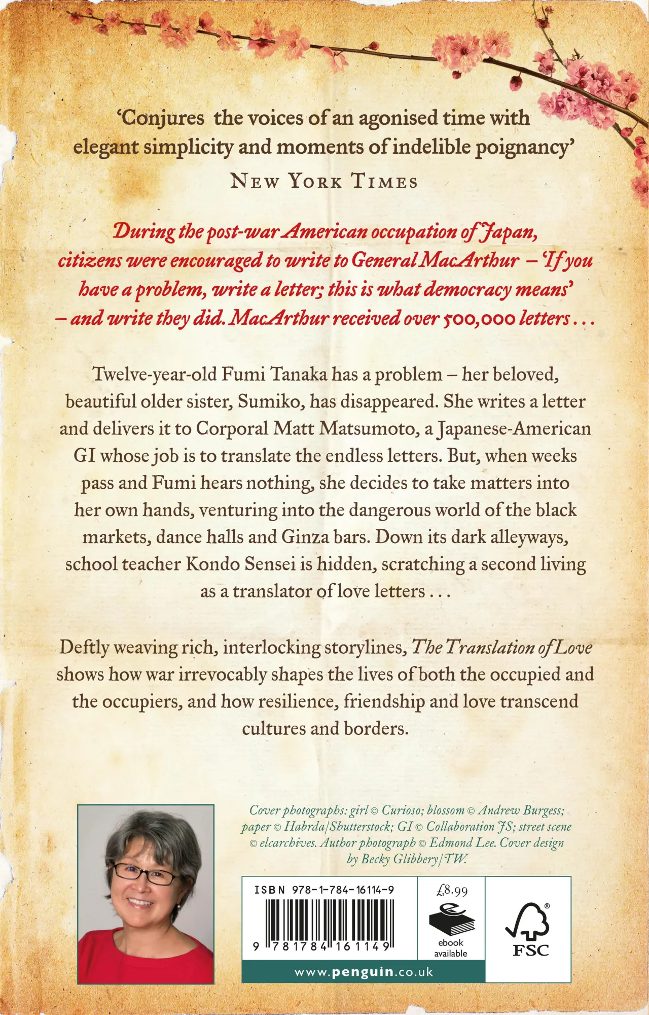 Rückseite: 9781784161149 | The Translation of Love | Lynne Kutsukake | Taschenbuch | Englisch
