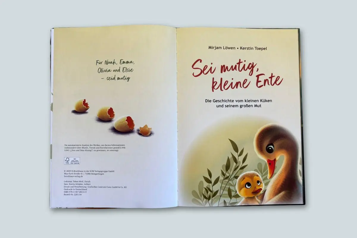 Bild: 9783417281149 | Sei mutig, kleine Ente | Mirjam Löwen | Buch | 32 S. | Deutsch | 2025