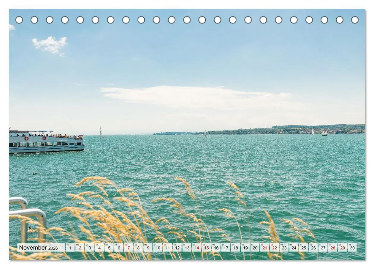 Bild: 9783457641149 | Traumhafter Bodensee (Tischkalender 2026 DIN A5 quer), CALVENDO...