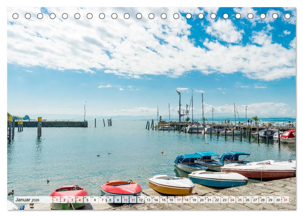 Bild: 9783457641149 | Traumhafter Bodensee (Tischkalender 2026 DIN A5 quer), CALVENDO...