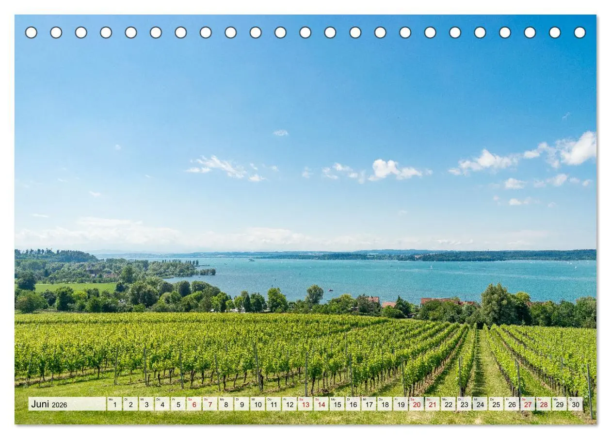 Bild: 9783457641149 | Traumhafter Bodensee (Tischkalender 2026 DIN A5 quer), CALVENDO...