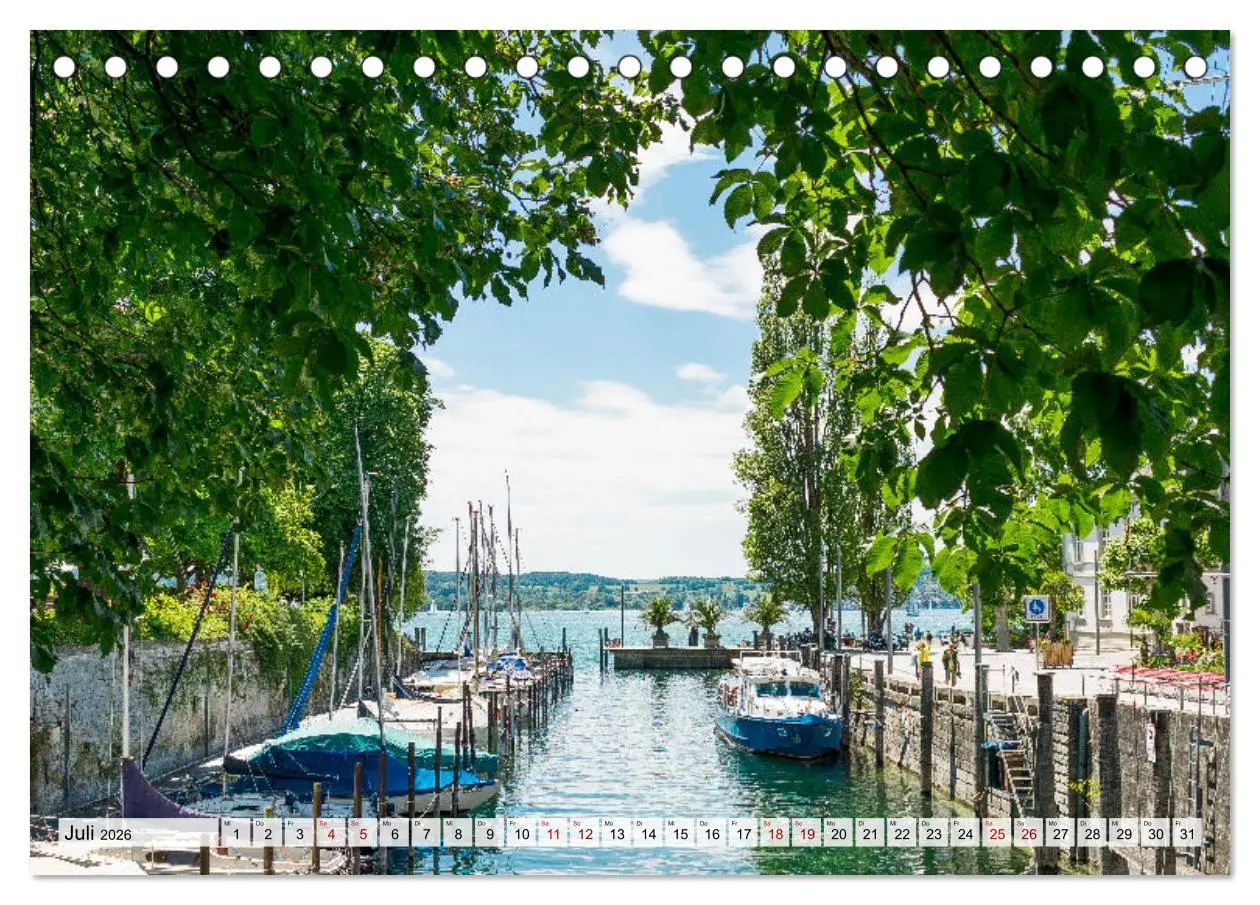 Bild: 9783457641149 | Traumhafter Bodensee (Tischkalender 2026 DIN A5 quer), CALVENDO...