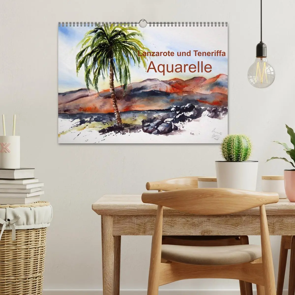 Bild: 9783516041149 | Lanzarote und Teneriffa - Aquarelle (Wandkalender 2026 DIN A3...