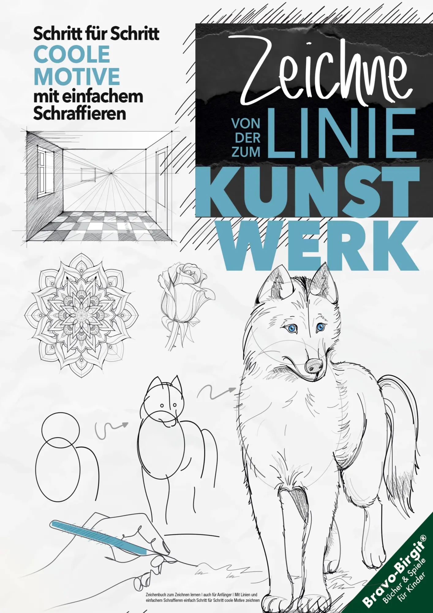 Cover: 9783691041149 | Zeichenbuch zum Zeichnen lernen, auch für Anfänger | Birgit Bravo