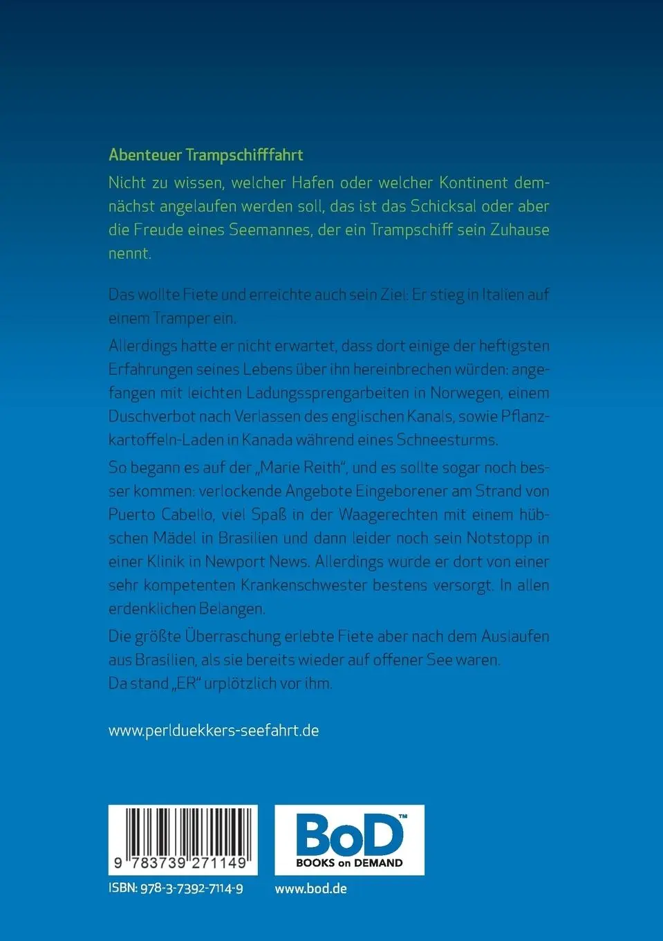 Rückseite: 9783739271149 | Seefahrt! Abenteuer in der Trampschifffahrt | Synold | Taschenbuch