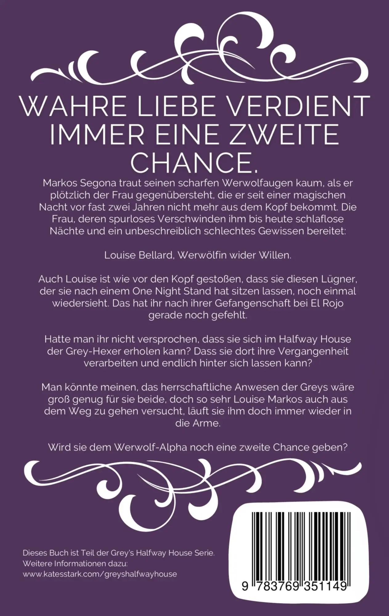 Rückseite: 9783769351149 | Erwählte des Werwolfs | Kate S. Stark | Taschenbuch | 392 S. | Deutsch