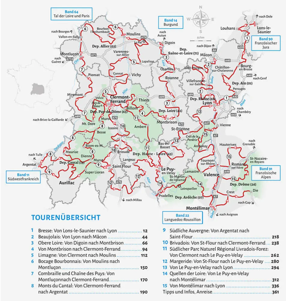 Rückseite: 9783869031149 | Entdeckertouren mit dem Wohnmobil Auvergne, Bresse, Beaujolais, Lyon