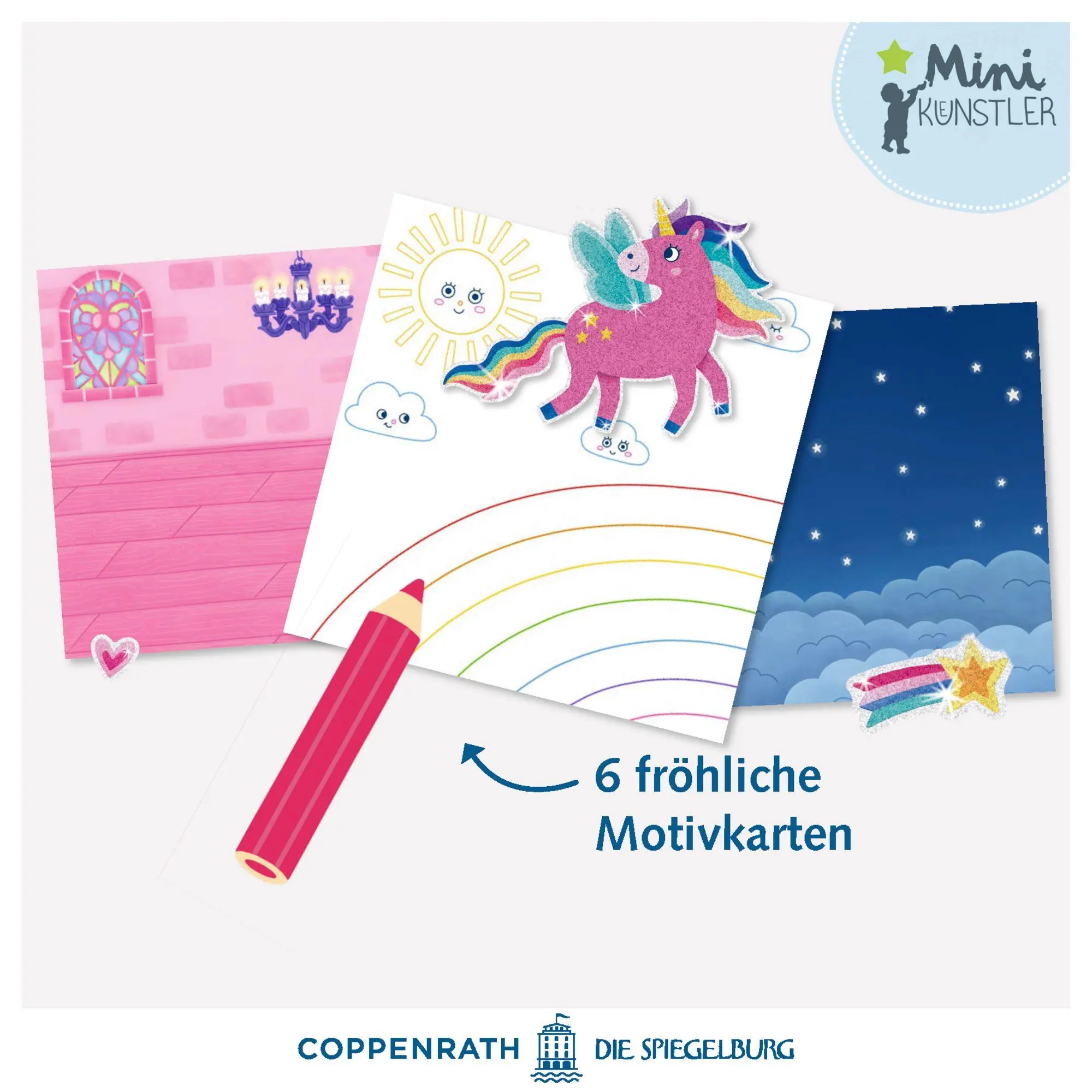 Bild: 4050003951249 | Meine Mini-Stickerwelt - Glitzer-Einhörner | Ruby Warnecke | Broschüre