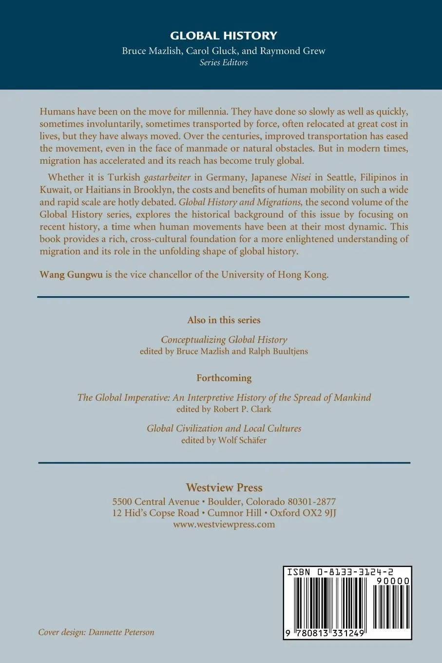 Rückseite: 9780813331249 | Global History And Migrations | Gungwu Wang | Taschenbuch | Englisch