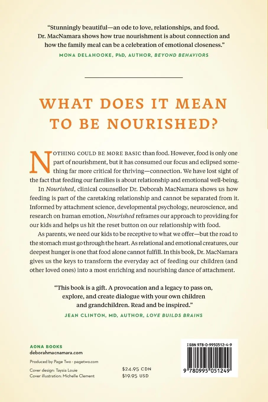 Rückseite: 9780995051249 | Nourished | Deborah MacNamara | Taschenbuch | Englisch | 2023