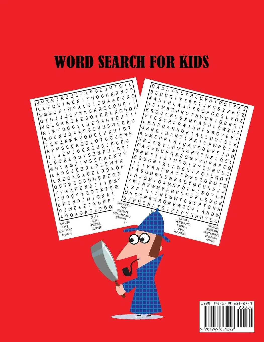 Rückseite: 9781949651249 | Word Search for Kids 9-12 | Blue Wave Press | Taschenbuch | Englisch