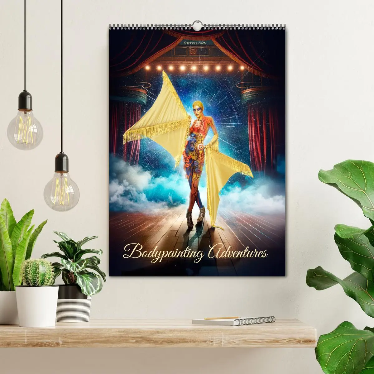 Bild: 9783516271249 | Bodypainting Adventures (Wandkalender 2026 DIN A2 hoch), CALVENDO...