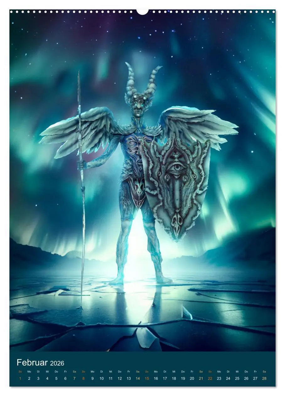 Bild: 9783516271249 | Bodypainting Adventures (Wandkalender 2026 DIN A2 hoch), CALVENDO...