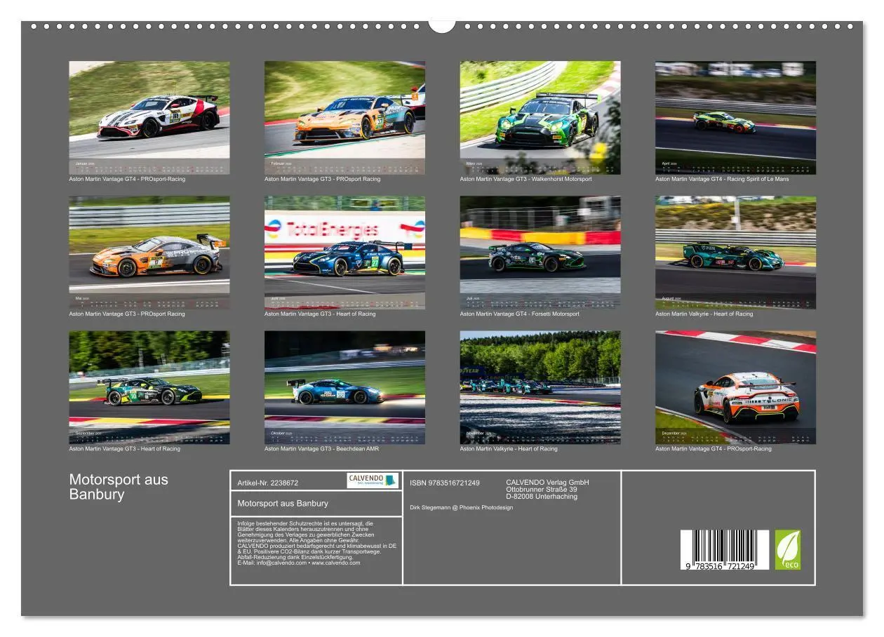 Bild: 9783516721249 | Motorsport aus Banbury (hochwertiger Premium Wandkalender 2026 DIN...