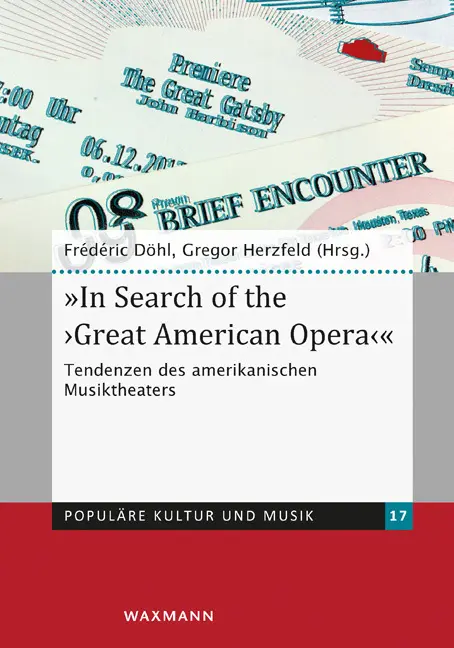 Cover: 9783830931249 | "In Search of the 'Great American Opera'" | Frédéric Döhl (u. a.)