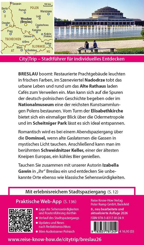 Bild: 9783831781249 | Reise Know-How CityTrip Breslau | Izabella Gawin | Taschenbuch | 2026