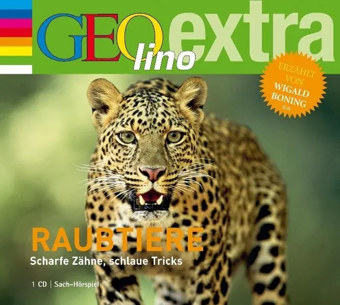 Cover: 9783837101249 | Raubtiere, Audio-CD | GEOlino extra Hör-Bibliothek | Wigald Boning