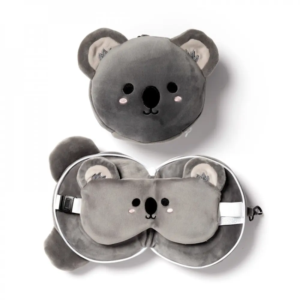 Relaxeazzz Koala Ado Reisekissen mit Augenmaske