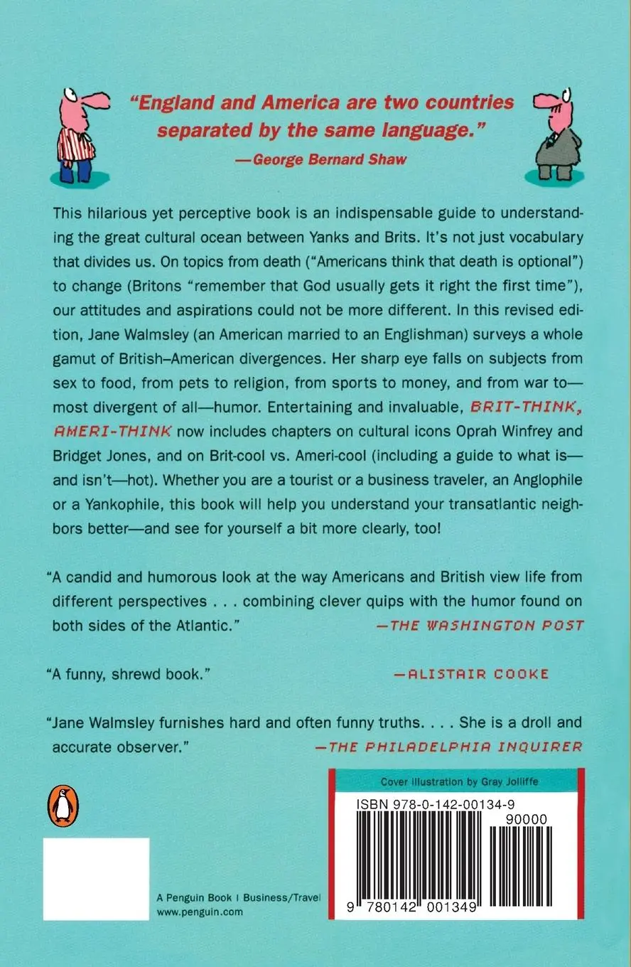 Rückseite: 9780142001349 | Brit-Think, Ameri-Think | Jane Walmsley | Taschenbuch | Englisch