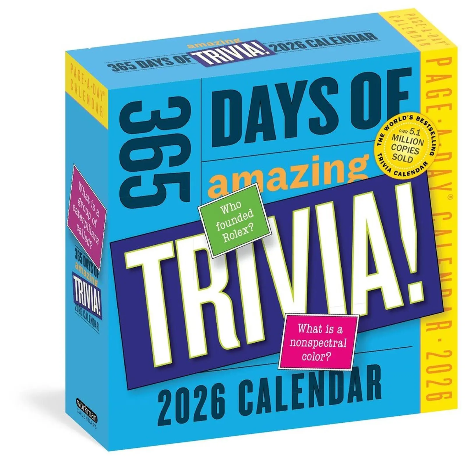 Cover: 9781523531349 | 365 Days of Amazing Trivia Page-A-Day(r) Calendar 2026 | Calendars
