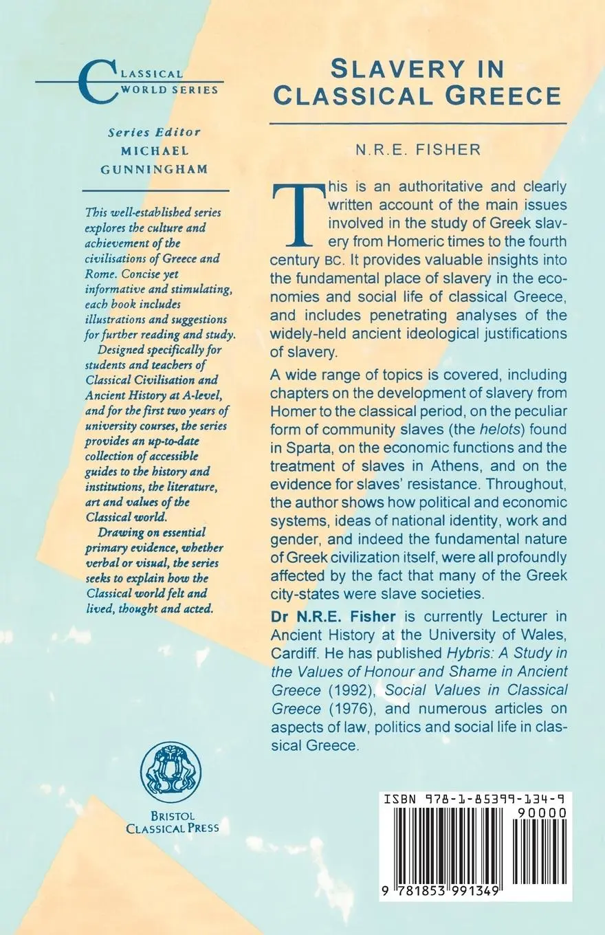 Rückseite: 9781853991349 | Slavery in Classical Greece | N. R. E. Fisher | Taschenbuch | Englisch