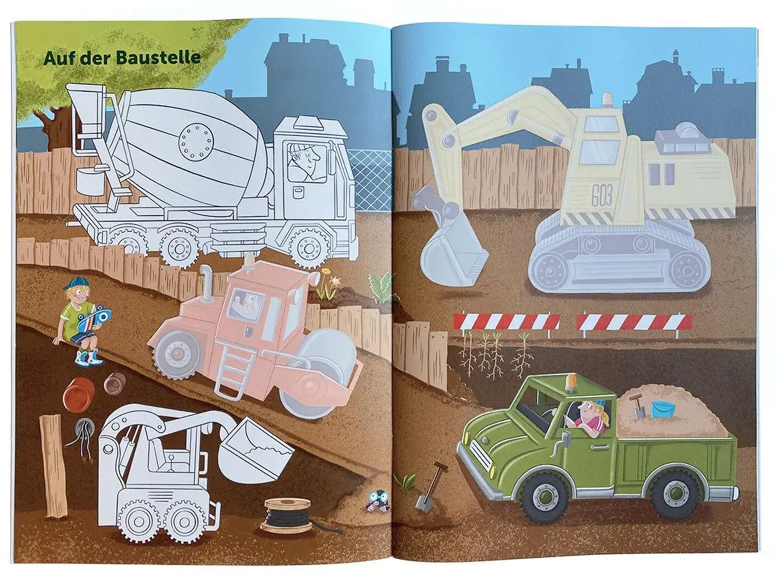 Bild: 9783328301349 | Mein bunter Puzzle-Sticker-Spaß - Fahrzeuge | Isabel Große Holtforth