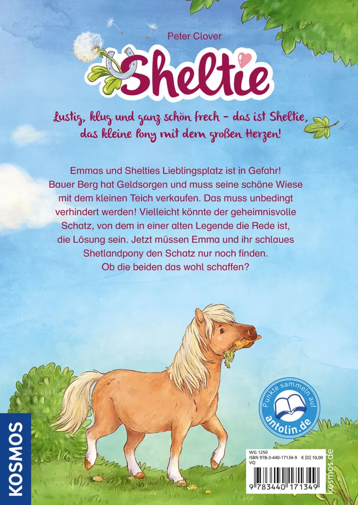 Bild: 9783440171349 | Sheltie - Wie Sheltie auf Schatzsuche ging | Peter Clover | Buch