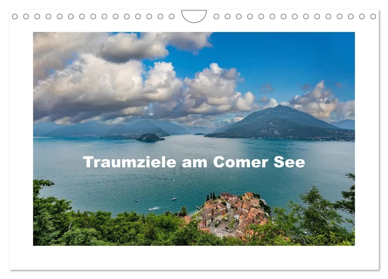 Cover: 9783457311349 | Traumziele am Comer See (Wandkalender 2026 DIN A4 quer), CALVENDO...