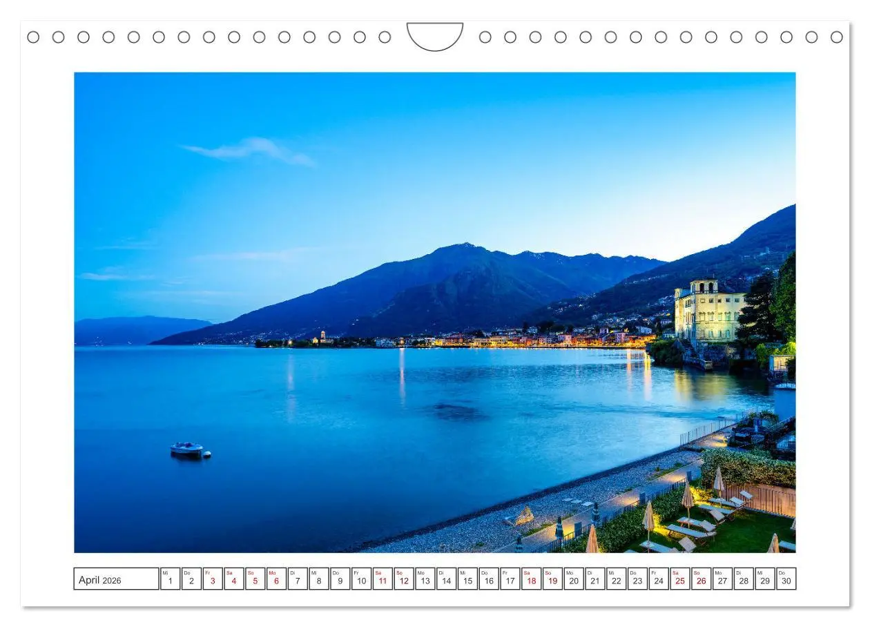 Bild: 9783457311349 | Traumziele am Comer See (Wandkalender 2026 DIN A4 quer), CALVENDO...