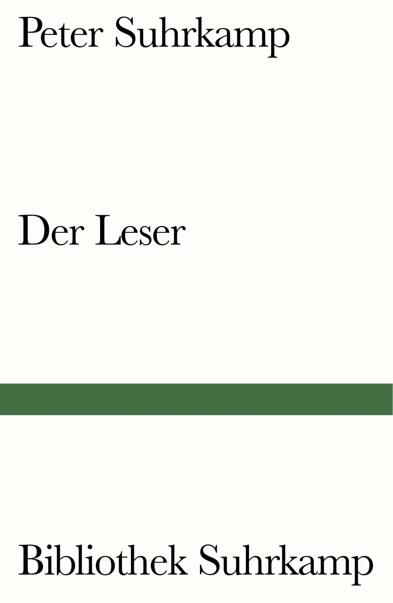 Cover: 9783518241349 | Der Leser | Reden und Aufsätze | Peter Suhrkamp | Taschenbuch | 212 S.