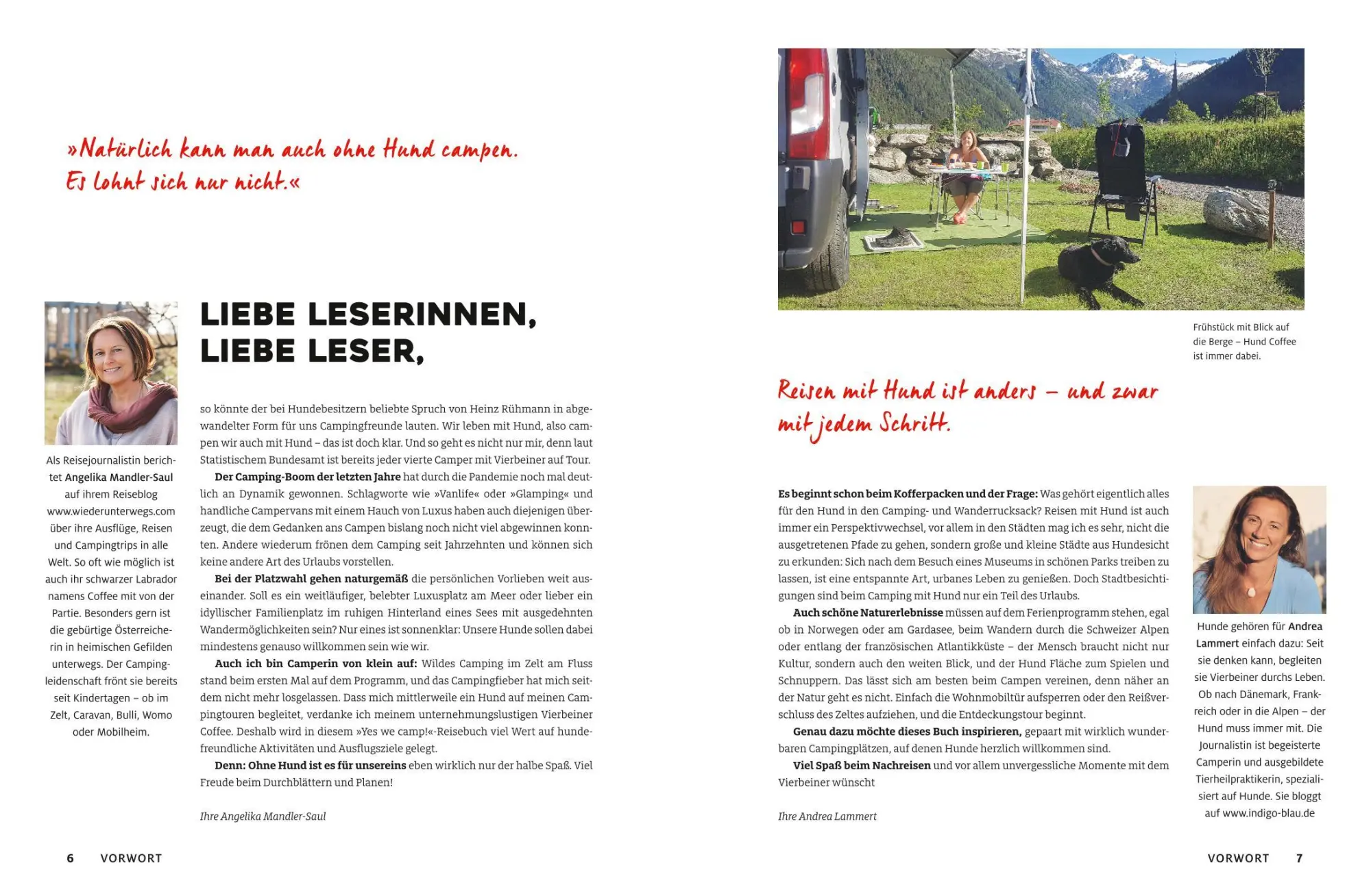 Bild: 9783986451349 | Yes we camp! Camping mit Hund | Andrea Lammert (u. a.) | Taschenbuch