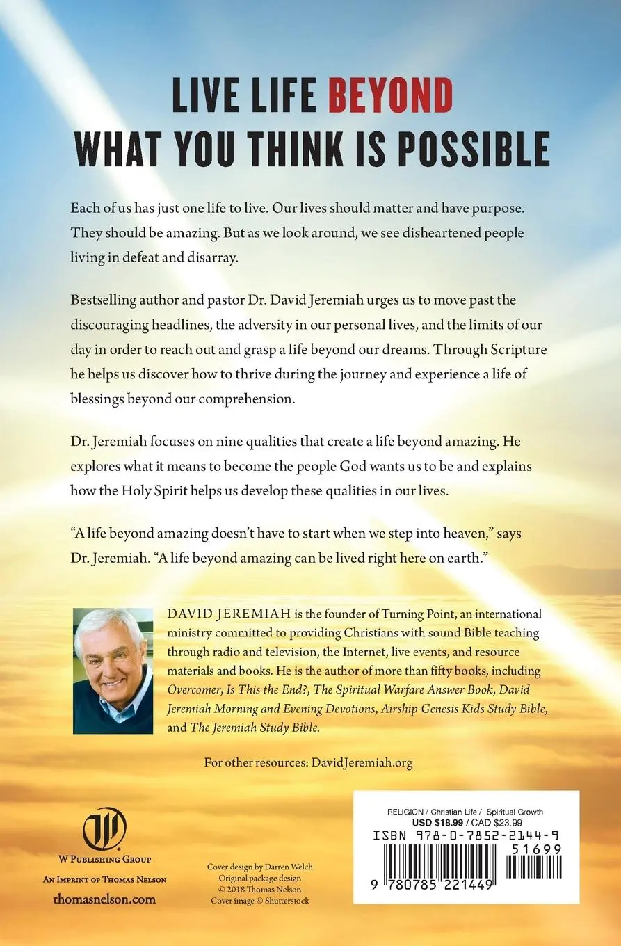 Rückseite: 9780785221449 | A Life Beyond Amazing | David Jeremiah | Taschenbuch | Englisch | 2018