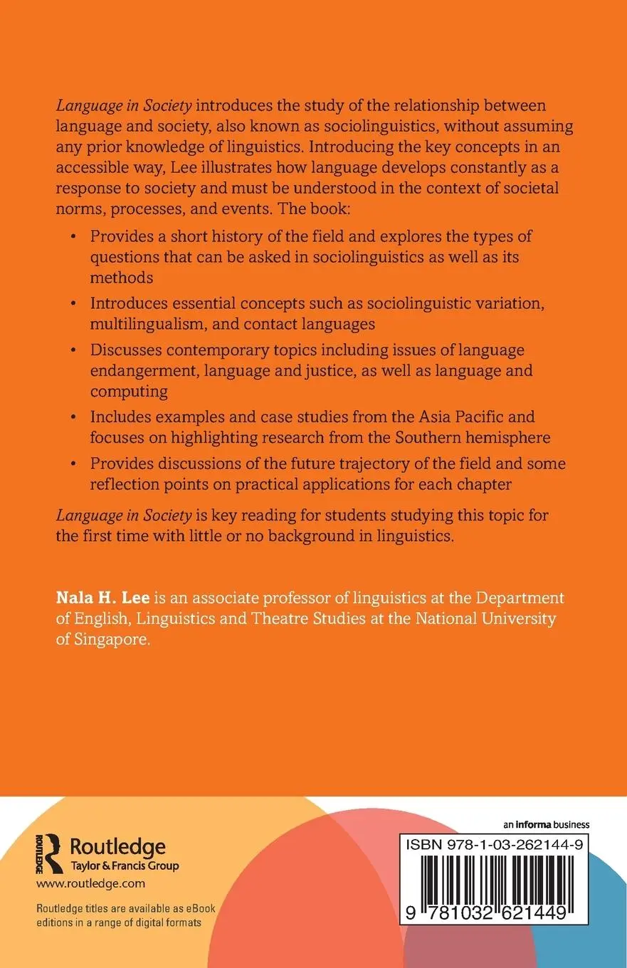 Rückseite: 9781032621449 | Language in Society | Nala H. Lee | Taschenbuch | Englisch | 2025