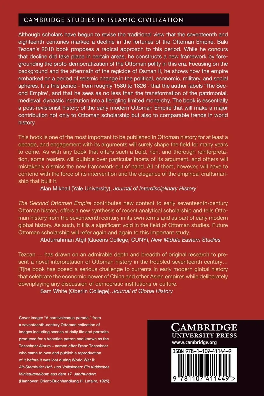 Rückseite: 9781107411449 | The Second Ottoman Empire | Baki Tezcan | Taschenbuch | Englisch