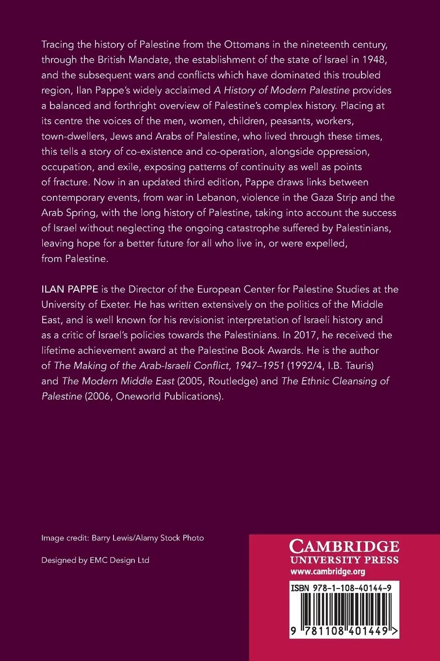 Rückseite: 9781108401449 | A History of Modern Palestine | Ilan Pappe | Taschenbuch | Englisch