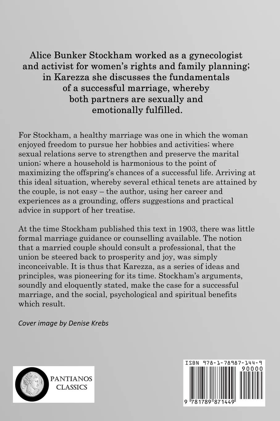 Rückseite: 9781789871449 | Karezza | Ethics of Marriage | Alice Bunker Stockham | Taschenbuch